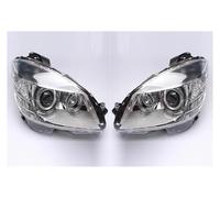 lente de faro coche principal Conjunto Faros Delanteros Para Mercedes Para Benz Para Clase C Para W204 C180 C200 C230 C260 C280 C160 2007~2012 Cubierta Lámpara(Halogen,1pair)