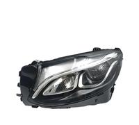 lente de faro coche principal Faros LED Para Mercedes Para Benz Para GLC200 260 300 2015-2017 Conjunto Faros Delanteros Conjunto Luces Automóvil Completo Cubierta de Faros(Izquierda)