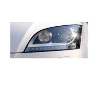 Lente de faro de coche compatible con Audi TT 2008 2009 2010 2011 2012 2013 2014 Carcasa transparente Cristal de faro Reemplazar la cubierta original(1PC left side)