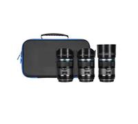 Lente de Francotirador de 23 mm, 33 mm, 56 mm, 16 mm, Serie F1.2, Lente automática Compatible con Montura Sony E, Montura Fuji X, Montura Nikon Z(White,23mm 33mm 56mm,XF)