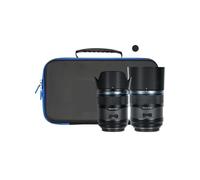 Lente de Francotirador de 23 mm, 33 mm, 56 mm, 16 mm, Serie F1.2, Lente automática Compatible con Montura Sony E, Montura Fuji X, Montura Nikon Z(Blcak,16mm 75mm,E-Card)