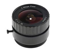 Lente de iris fijo IR de 1/7.6 cm 2.8mm 3 megapíxeles F1.2 CS para cámara IP CCTV