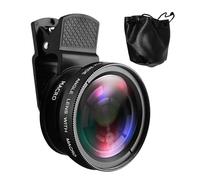 Lente De La Cámara Del Teléfono - Fotografía Móvil, Lente Para Smartphone Clipser | Accesorio Profesional Gran Angular, Kit De Lente De Primer Plano Macro, Accesorio De Viaje HD, Selfie Portátil Para