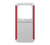 Lente de lupa iluminada, ayuda visual de mano 10x, lupa LED para leer, espejos de agarre cómodos para discapacidad visual, herramienta portátil, lupas de escritorio para impresión pequeña