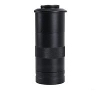 Lente de montaje en C diseñada para cámara de microscopio USB VGA con opciones de 8X 130X 180X 300X para uso de inspección industrial (8X-130X)