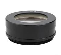 Lente de objetivo auxiliar de microscopio 0.5X para cámara industrial, montaje en C, rosca de 42 mm, vidrio recubierto FMC que reduce la distancia de trabajo, mejora el campo de visión para inspección