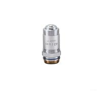 Lente de objetivo de microscopio biológico de laboratorio 4X 20X 40X 60X 100X Inmersión de aceite 195 Acromático Compatible con RMS Longitud del tubo de rosca 160 mm (40X)