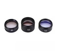 Lente de objetivo de microscopio de 0,5 x 0,7 X, accesorio auxiliar para microscopios de zoom estéreo trinoculares, equipo de lente óptica de 48 mm de diámetro, magnífico de laboratorio (0,7X)