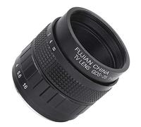 Lente de película CCTV de 35 mm F1.7 / Lente CCTV para Lente de cámara sin Espejo con Montura C con Revestimiento Multicapa MC, 12 Hojas de Apertura(Negro)