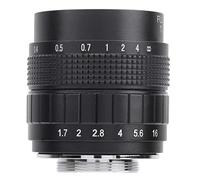 Lente de Película CCTV de 35 Mm F1.7 Lente CCTV para Montura C Lente de Cámara sin Espejo con Revestimiento Multicapa MC 12 Hojas de Apertura Lente de Cámara con Montura C con