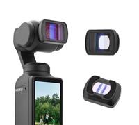 Lente de película para DJI Osmo Pocket 3, lente anamórfica de gran angular de película anamórfica, accesorios de filtro de cámara, logra un efecto de llamarada cepillado y lleno de cinematografía