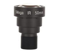 Lente de Placa única 50 Mm 5mp Interfaz HD Aleación de Aluminio CCTV Security Camera Web Lente de Reemplazo de la Cámara Web para una Mayor Nitidez y Durabilidad en los Sistemas