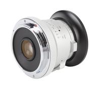 Lente de Primer Nivel de Enfoque Manual de 12 Mm F2.0 para Cámaras Z Mount APS-C, Lente de Retrato de Apertura Grande con Enfoque Ultra Cerrado de 0.2m para Z50, ZFC, Z30, Z6II, (Silver)