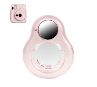 Lente de primer plano de espejo para selfie compatible con Fujifilm Instax Mini 11, accesorio de autorretrato con anillo auxiliar para un mejor enfoque y fotos de selfie (rosa)