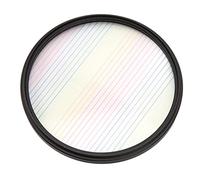 Lente de Prisma de Vidrio de 77 Mm, Rainbow Glare Widescreen Film Night Scene Flare Brushed Special Effects Filter, Photography Prism Filter, Camera Filter Accessories