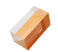 Lente de Prisma óptica Profesional, Equipo óptico de Prisma de inspección, Cubo de Vidrio, 1 ud.