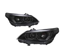 Lente De Proyector LED Completa para Serie 5 E60 (2003, 2004, 2005, 2006, 2007, 2008, 2009 Y 2010) Coche Faro Principal Montaje(High Beam Led)