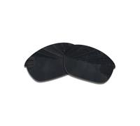 Lente de repuesto polarizada para Oakley Half Jacket 2.0 OO9144/Asian Fit OO9153, antiarañazos, resistente a los impactos, Negro (no espejo, polarizado), 62*36.8mm