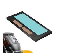 Lente de soldadura automática, filtro de automatización de sombrero de soldadura de panel | Piezas de repuesto de pantalla de filtro ajustable, accesorios automáticos de casco para ojos, mujeres