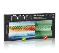 Lente de soldadura de oscurecimiento automático, 2 x 4.25, sombra variable 5-13, tecnología True Color, con lente de cubierta exterior de repuesto, se adapta a la mayoría de campanas de soldadura de