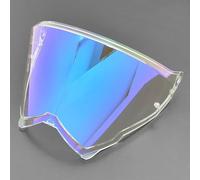 Lente de Visera Casco de Motocicleta para AGV AX9,Antivaho Rasguños UV Antivaho Lente de Casco de Protección Facial,E