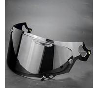 Lente de Visera Casco de Motocicleta para ARAI RX7X/XD/NE0,Antivaho Rasguños UV Antivaho Lente de Casco de Protección Facial,A