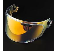 Lente de Visera Casco de Motocicleta para Arai RX7X XD NE0 VX GX,Antivaho Rasguños UV Antivaho Lente de Casco de Protección Facial,F