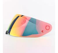 Lente de Visera Casco de Motocicleta para HJC I70 i10 HJ-31,Antivaho Rasguños UV Antivaho Lente de Casco de Protección Facial,H