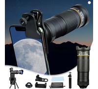 Lente de zoom 36x 2 en 1 Kiplyki Baby Days con clip para teléfono, kit universal HD compatible con la mayoría de teléfonos móviles, buena