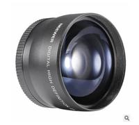 Lente de Zoom de cámara 2X, Lente convertidor de Lente telefoto de Aumento 2X de Alta definición Profesional con Rosca Frontal de Filtro de 62 mm, para cámara con Rosca de Montaje de 58 mm