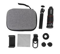 Lente de Zoom telefoto de Enfoque Largo 28x para teléfono, Lente de Enfoque Manual para usuarios de Elinchrom, Lente de cámara de teléfono telefoto HD con Clip Universal para