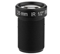 Lente Fija de cámara IP de CCTV de 25 mm 1/2 ", cámara de Seguridad de 5MP Reemplazo de Lente de cámara de vigilancia CCTV