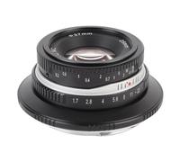 Lente Fija de Enfoque Manual para R7 R10 R50 R100 RP R5 R6, 25 Mm F1.7 APS - C Formato C Lente de Apertura Grande para Cámaras sin Espejo Montaje RF (Black)