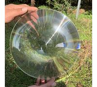 Lente Fresnel de 360 mm, condensador de PMMA, lentes roscadas, lupa for bricolaje, lámpara de proyector, luz LED, lente de aumento, concentrador solar de fuego(Focal Length 450mm)