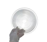 Lente Fresnel de Vidrio de borosilicato de 80 mm a 300 mm for iluminación de escenarios y lámparas PAR: Alto Rendimiento y Durabilidad (1 Unidad)(Diameter130mm)