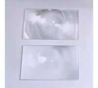 Lente Fresnel for proyector de 2,4 pulgadas, 3, 5, 5,8, 7, 8,9, 10,1, 12,1 y 15,6 pulgadas, piezas de reparación de proyección, lupa de plástico, lentes roscadas(4inch)