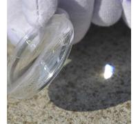 Lente Fresnel for proyector LED, Condensador roscado for proyector DIY, diámetro Redondo, 50mm, Longitud Focal, 100mm, 1 ud.