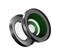Lente gran angular HD con gran angular de 18 mm y macro 10x compatible con el kit adaptador de lentes