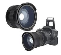Lente Gran Angular Ojo de 58MM 0.35X Súper Duradera para Cámara SLR Negra