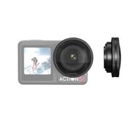 Lente gran angular para DJI Osmo Action 5 Pro, visión ultra amplia de 180°, revestimiento de doble capa, resistente a los arañazos, ligero y compacto con montaje roscado