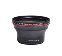 Lente Gran Angular Profesional HD de 58 mm y 0,43 Aumentos (con Parte Macro) para 70D 77D 80D 90D Rebel T8i T7 T7i T6i T6s T6