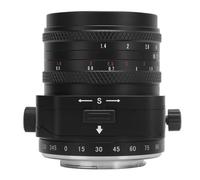 Lente Inclinable F1.4 de 50 Mm, Enfoque Manual Lente Vertical Inclinable de Medio Cuadro de Gran Apertura Apta para Cámara FX Mount X A3 X A5 X A7 X M1 X M2,