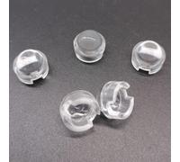 Lente LED mini de 13 mm, 1 W, 3 W, 15, 30, 45, 60, 90 y 100 grados for CCTV IR, LED, PCB, lente acrílica convexa con soporte, reflector y colimador.(90 degree,50pcs)