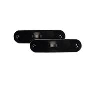 Lente luz freno Carcasas Cubierta Marcador Guardabarros Lateral Parachoques Ahumada Para Mazda Para Miata Para MX5 1990-2005 Enchufe Bombilla Cubierta luz trasera Carcasa transparente(2pcs smoked)