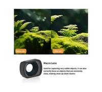 Lente Macro 10X para para Osmo Pocket 3, Filtro de Primer Plano, Lente de Fotografía Macro HD, Accesorios de Lentes de Cámara con Fijación