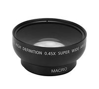 Lente Macro Gran Angular de 46 MM 0.45X - Aleación de Aluminio + Vidrio Óptico - para Fotografía de Paisajes - Lente Súper Gran Angular de Cámara - para Todas Las Lentes de Cámara 46MM de Diámetro