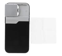 Lente Macro para móvil 10X, Teleobjetivo 2X y Fisheye 180° con Funda magnética - Kit Lentes Gran Angular y Macro para Fotos Profesionales con protección Total