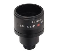 Lente manual zoom para cámara lente de 6MP F1.6 1/1.8 pulgadas gran visión imagen nítida alta reproducción colores baja distorsión de aleación de aluminio para retratos p