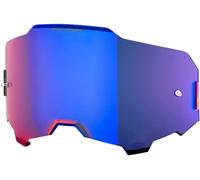 Lente Máscara Moto Armega 100% Azul, Espejo