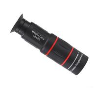 Lente monocular de aumento 18X para teléfonos inteligentes con trípode y clip para teléfono para imágenes de campo fiables (18x25 Set 2)